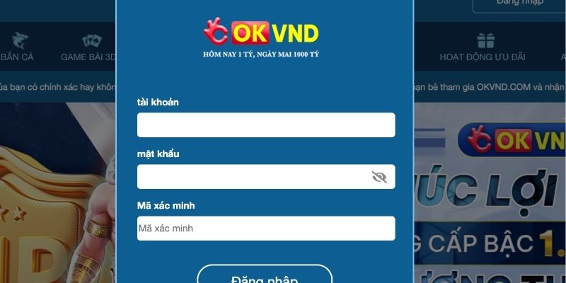 Hướng dẫn từng bước đăng nhập Okvnd trên mọi thiết bị