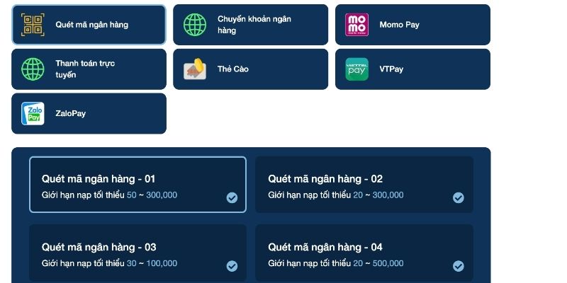 Điểm danh phương thức nạp tiền OKvnd đang được triển khai